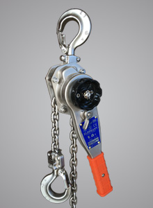 Corrosion resistant spark resistant lever hoist